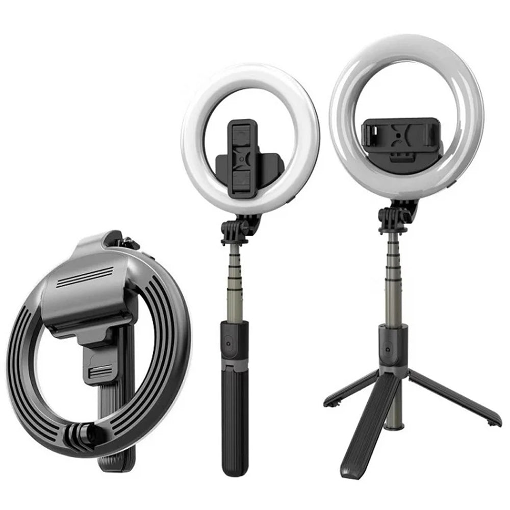 Selfie Stick Bluetooth Techsuit L07, Universal, Svart