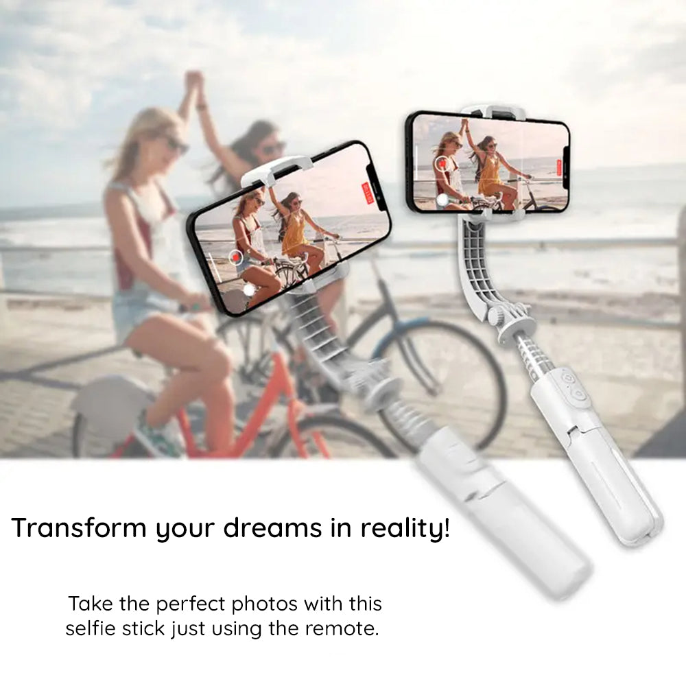 Selfie Stick Bluetooth Techsuit L08Mini, Universal, Svart