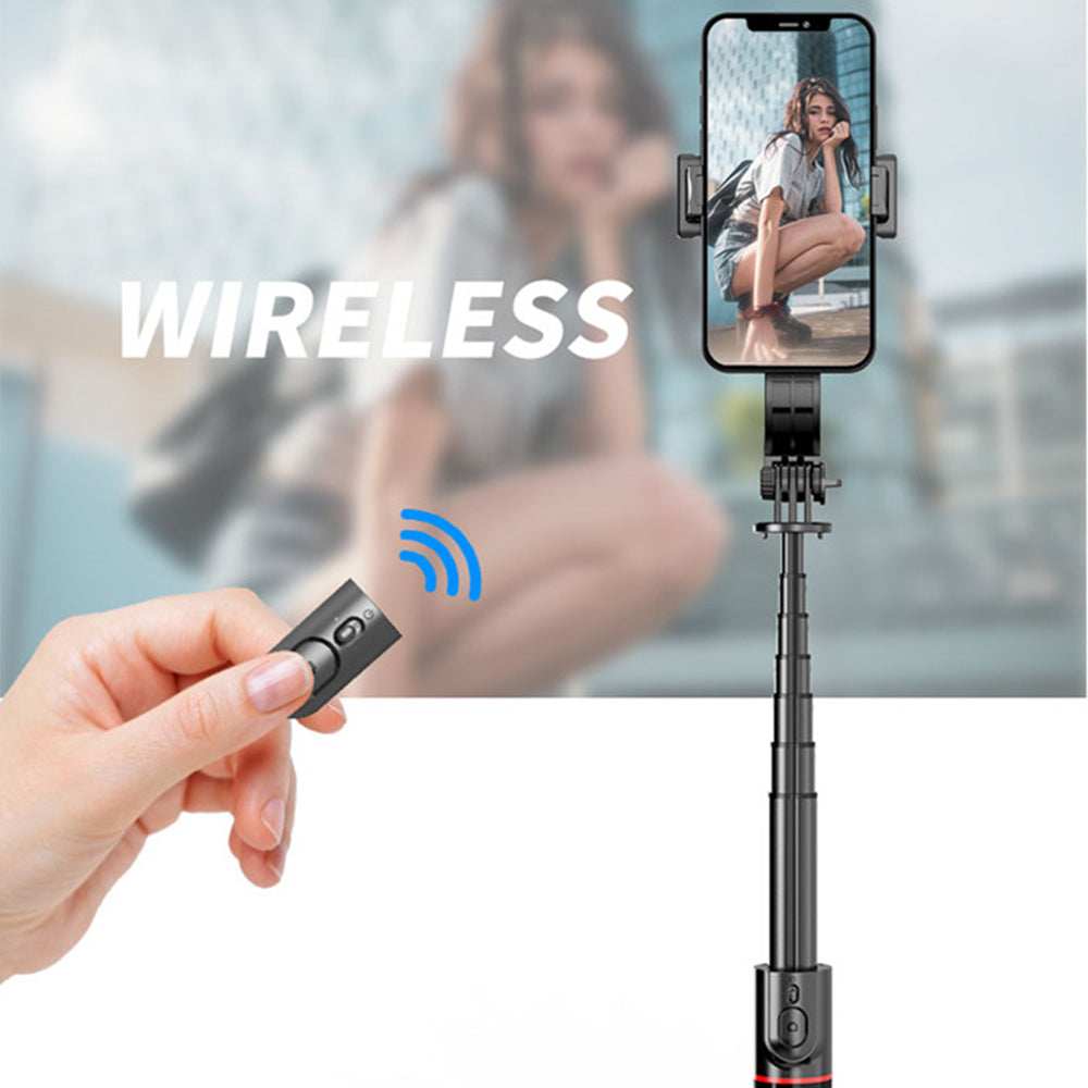 Selfie Stick Bluetooth Techsuit L12, Universal, Svart