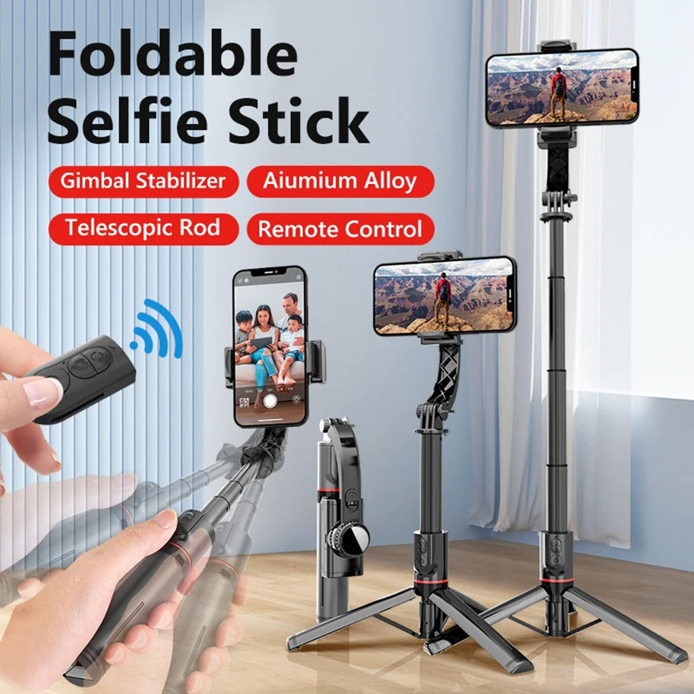 Selfie Stick Bluetooth Techsuit L19, Universal, Svart