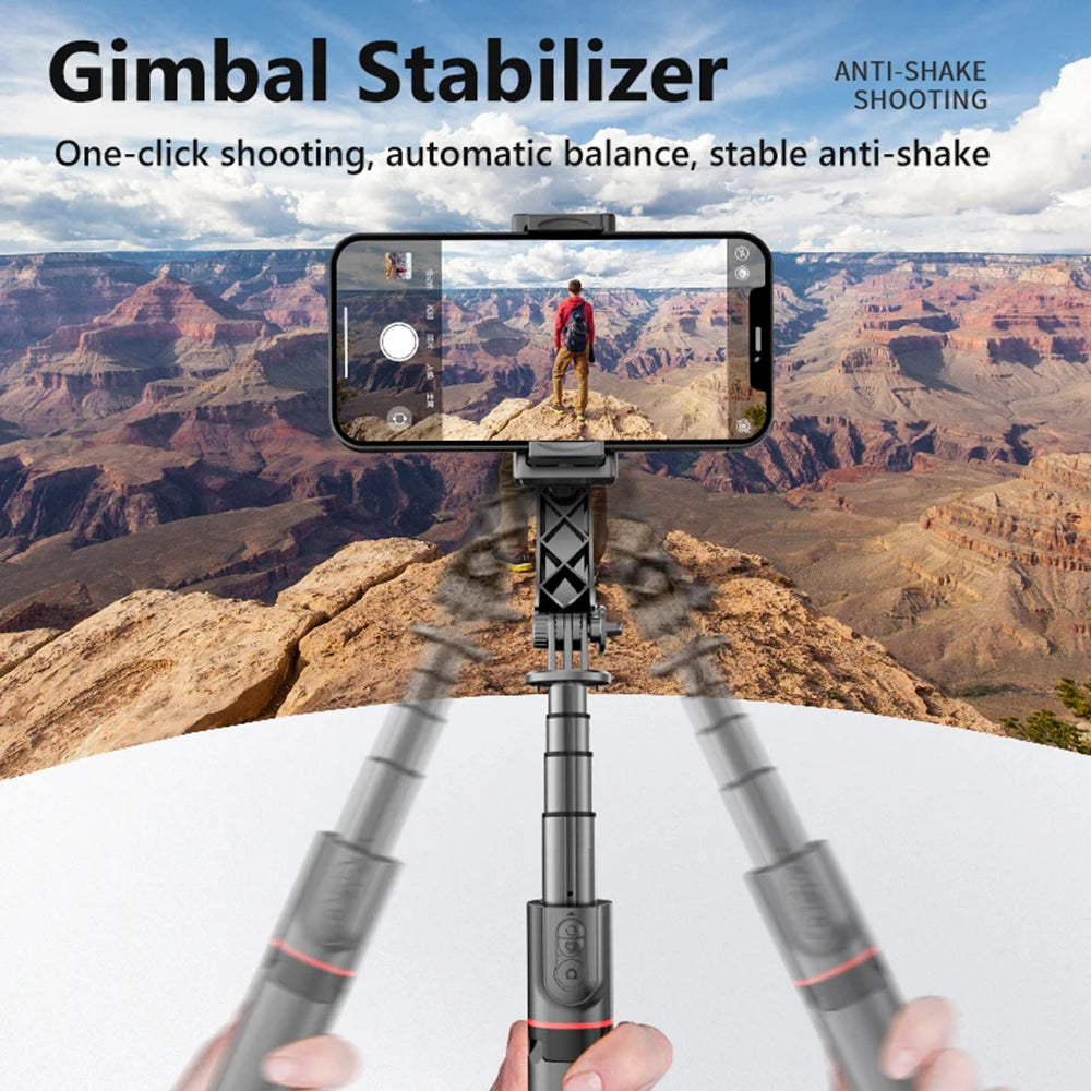 Selfie Stick Bluetooth Techsuit L19, Universal, Svart