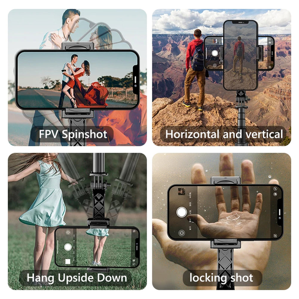 Selfie Stick Bluetooth Techsuit L19, Universal, Svart