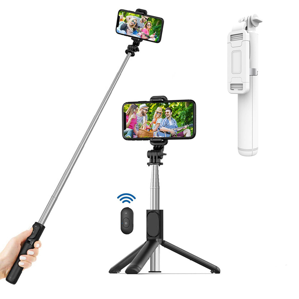Selfie Stick Bluetooth Techsuit Q01, Universal, Hvit