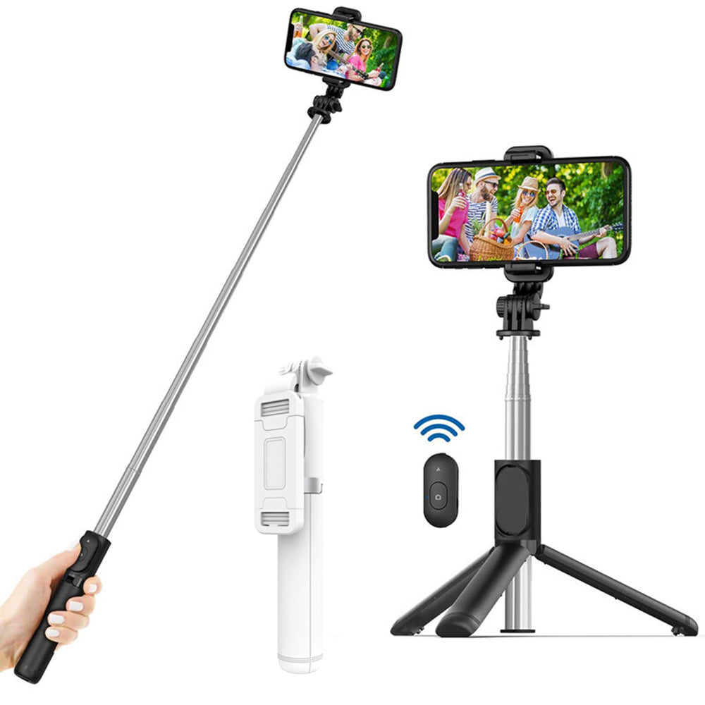 Selfie Stick Bluetooth Techsuit Q01, Universal, Hvit