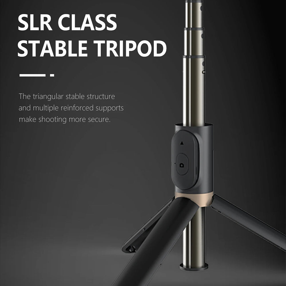 Selfie Stick Bluetooth Techsuit Q03s, Universal, Svart