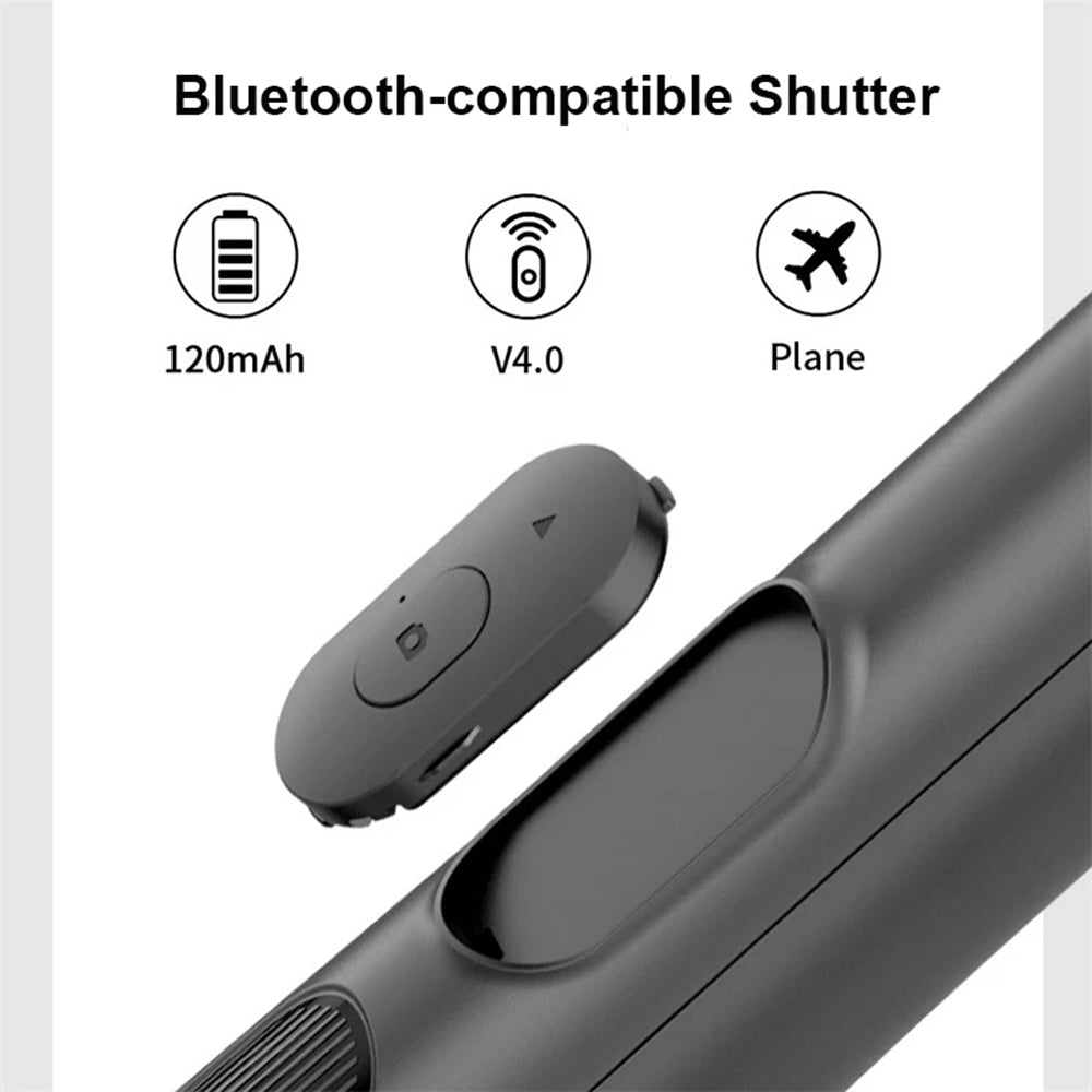 Selfie Stick Bluetooth Techsuit Q05, Universal, Svart