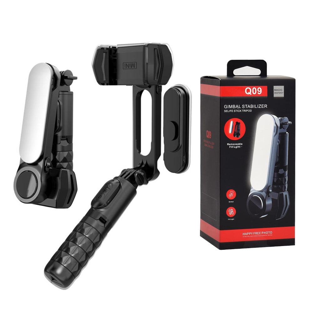Selfie Stick Bluetooth Techsuit Q09, Universal, Svart