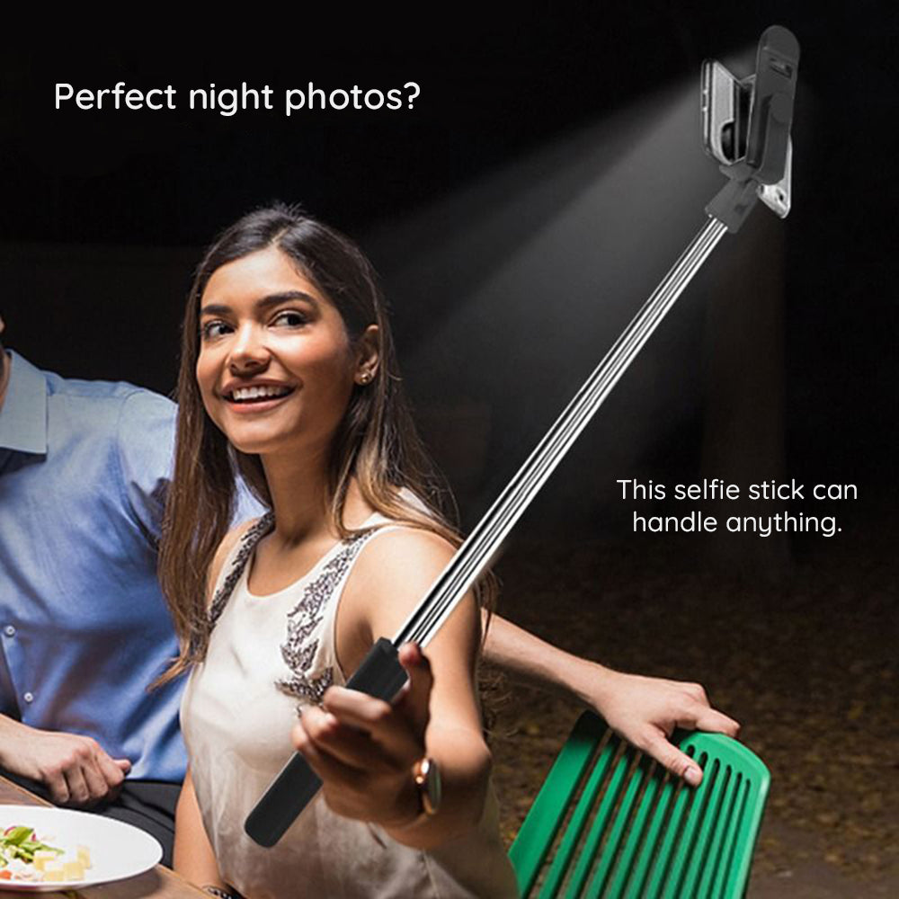 Selfie Stick Bluetooth Techsuit S05-S, Universal, Svart