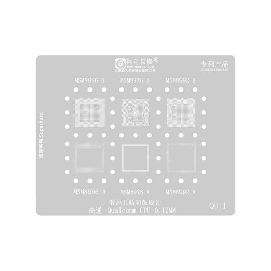 Amaoe BGA-maske for CPU Qualcomm QU1-8-serien