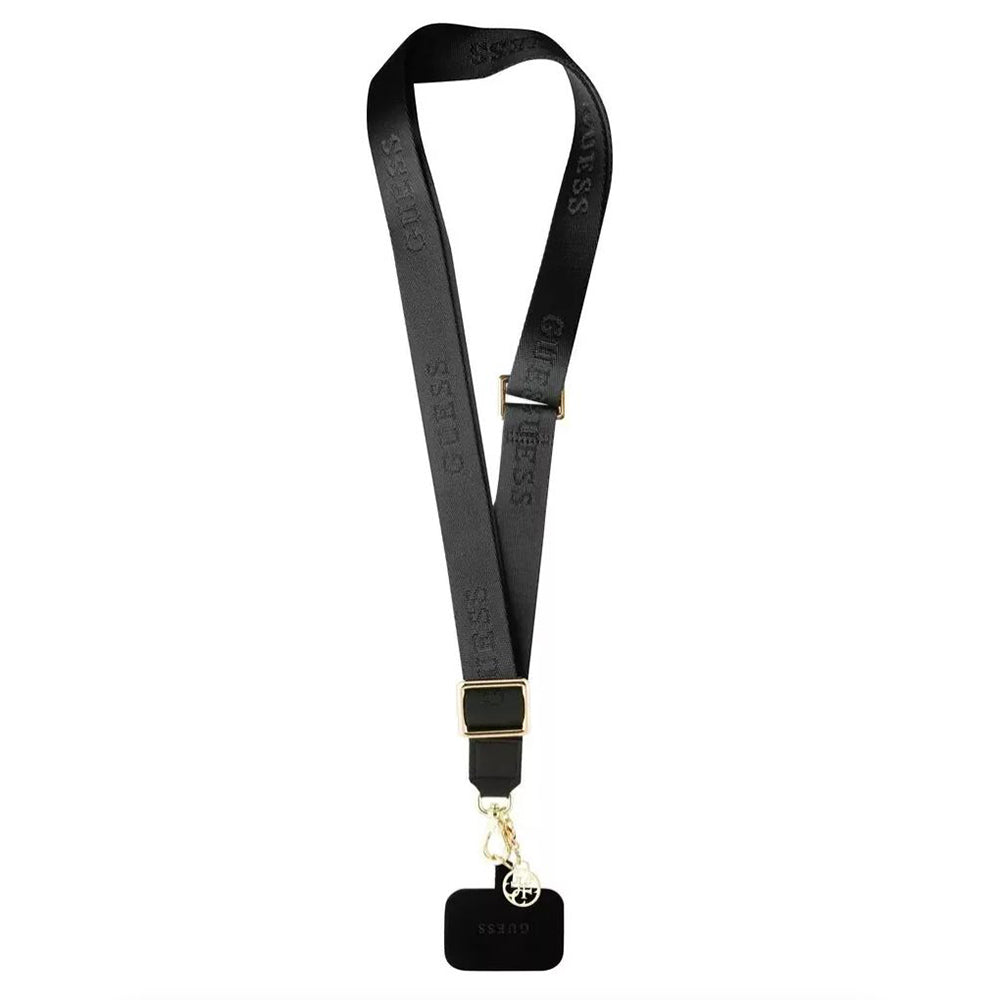 Guess Link Snap Telefon Snor, Svart