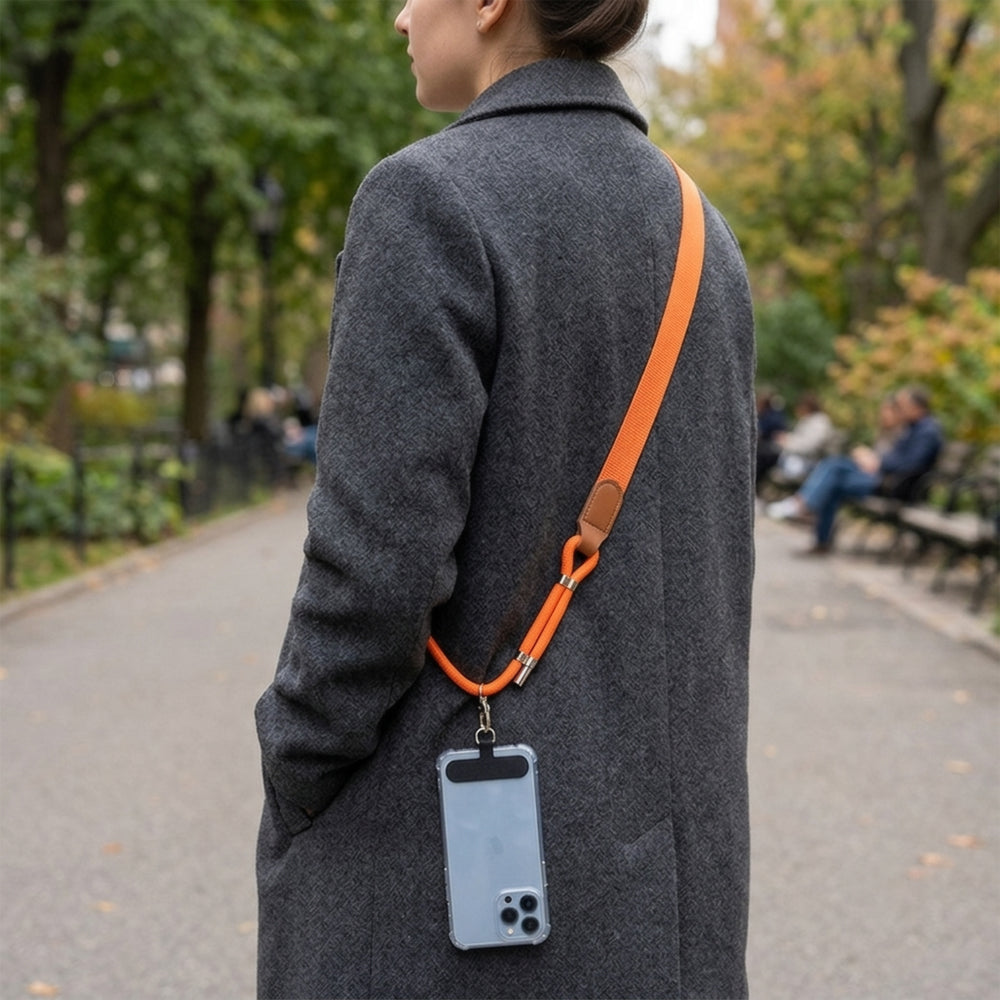 Telefonlanyard Techsuit UrbanLoop TLN6B, Marineblå