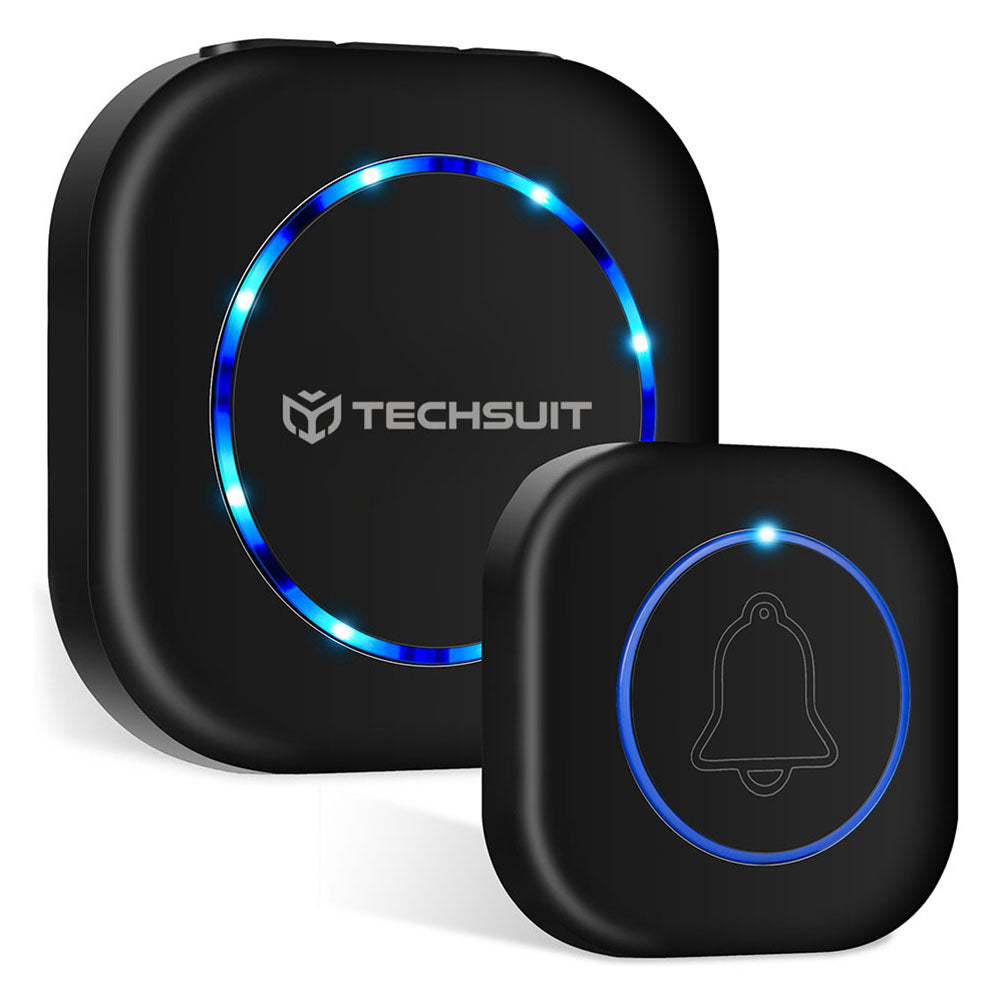Techsuit SU1 dørklokke, svart