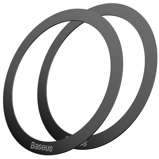 Metallisk klistremerke Baseus Halo Series, sett med 2 deler, svart PCCH000001