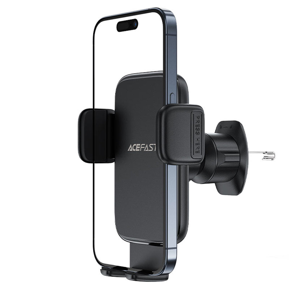 Bilholder Acefast D27, 4.5 tommer - 6.7 tommer, Svart