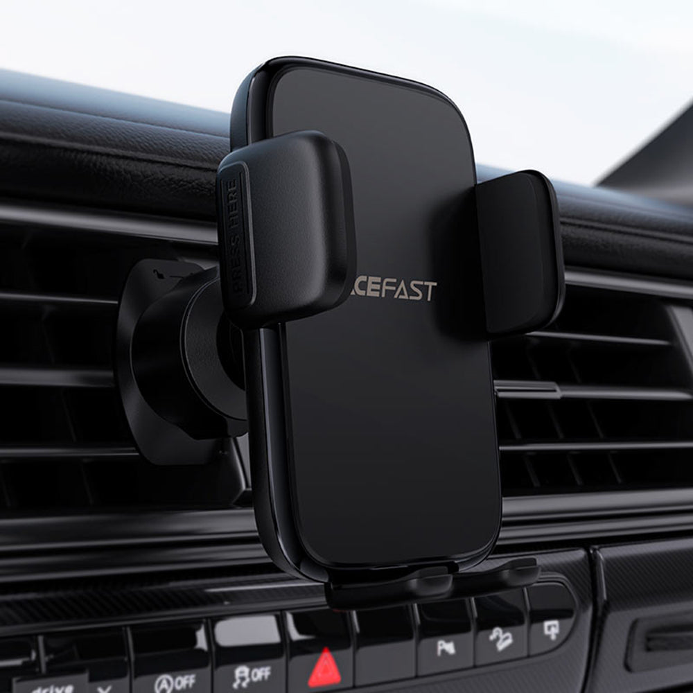 Bilholder Acefast D27, 4.5 tommer - 6.7 tommer, Svart