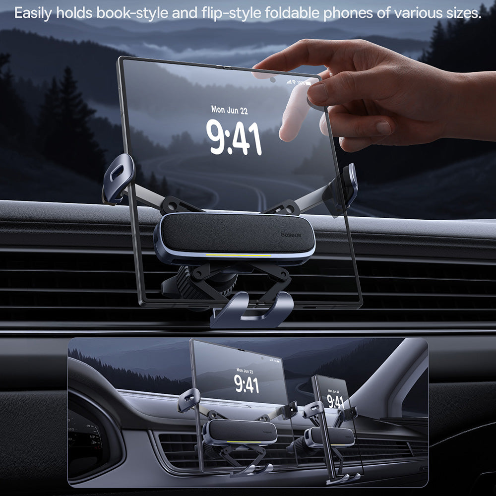 Baseus UltraControl Universal Bilholder, Svart C40483401813-00