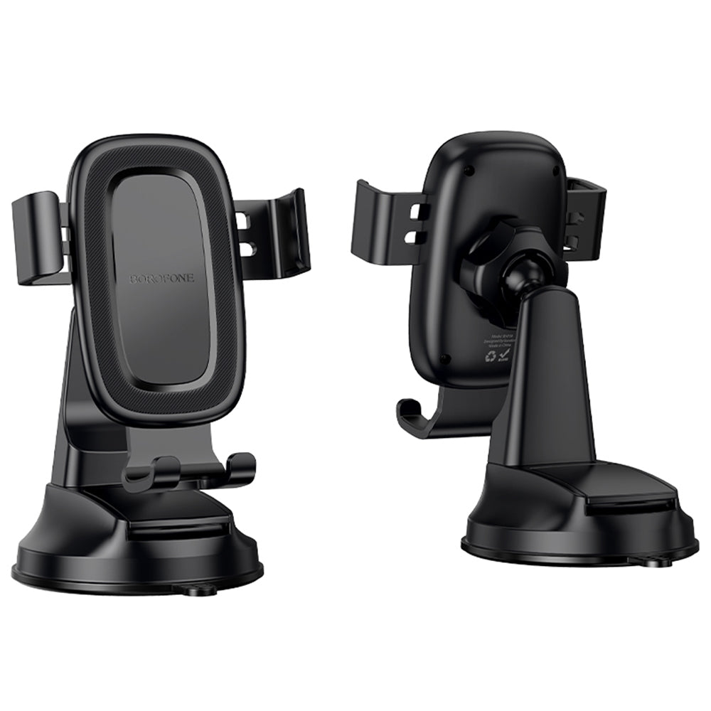Bilholder Borofone BH130 Follower Gravity, 6.1 tommer - 7 tommer, Svart
