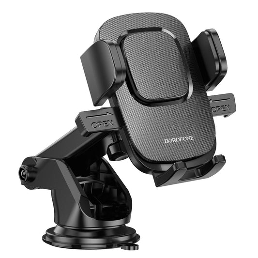 BH60 Dainty biltelefonholder, 4,5 tommer - 7 tommer, svart