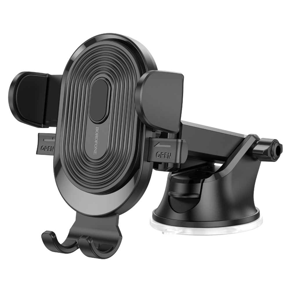 Bilholder Borofone BH85 Experience, 4.7 tommer - 7 tommer, Svart