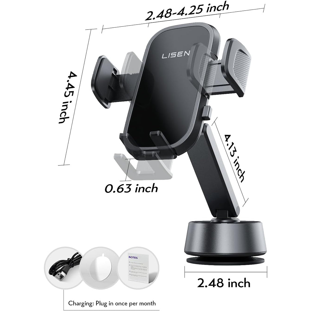 Bilholder Lisen A680, Universal, Svart YL0225010007