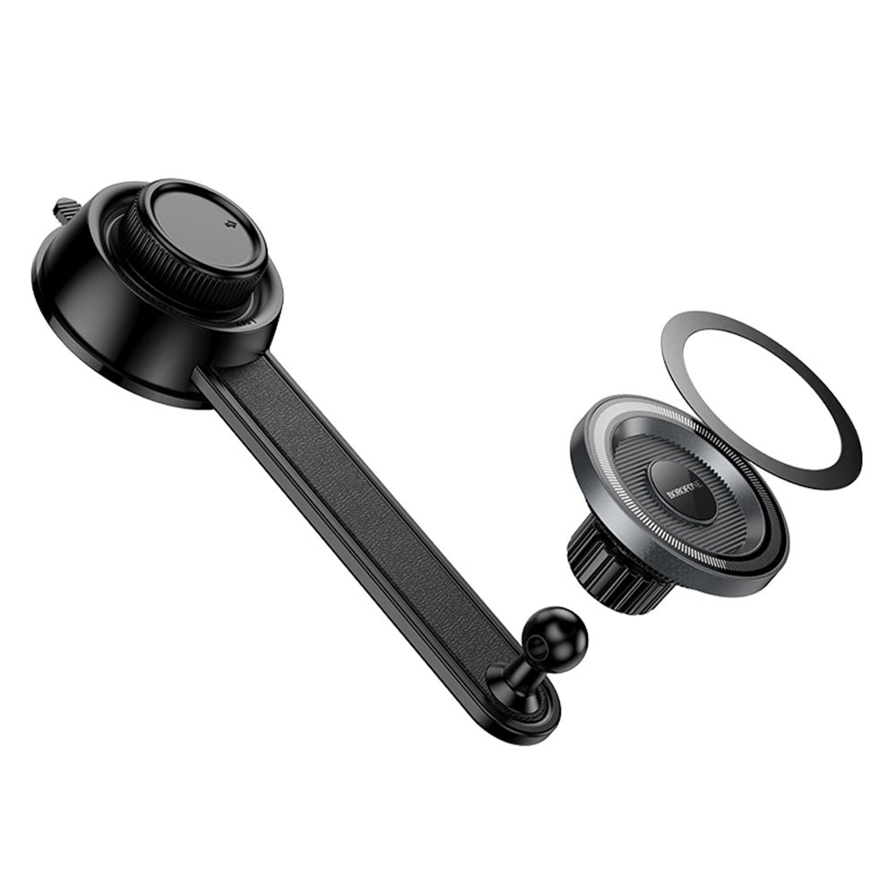 Magnetisk Bilholder Borofone BH123 Profit, 4.5inch - 7inch, Svart
