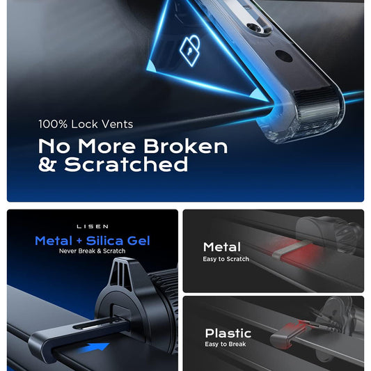 Magnetisk Bilholder Lisen, Universal, Svart YL0222100001