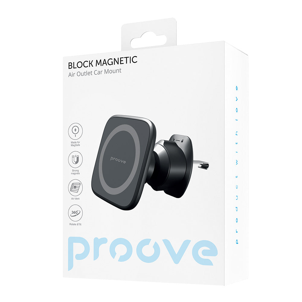 Magnetisk Bilholder Proove Block, Universal, Svart CHMA00000001