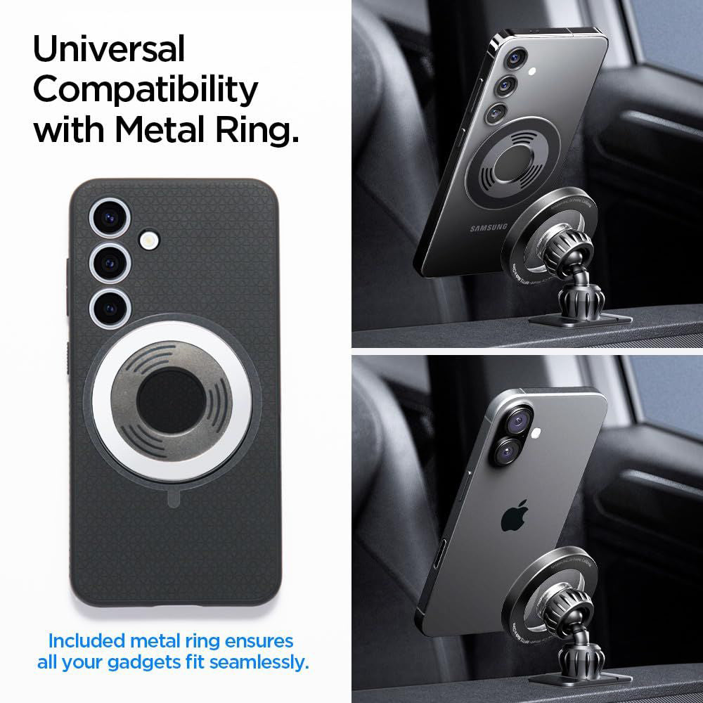 Magnetisk Bilholder Spigen MFT13, Universal, Sølv ACP08314
