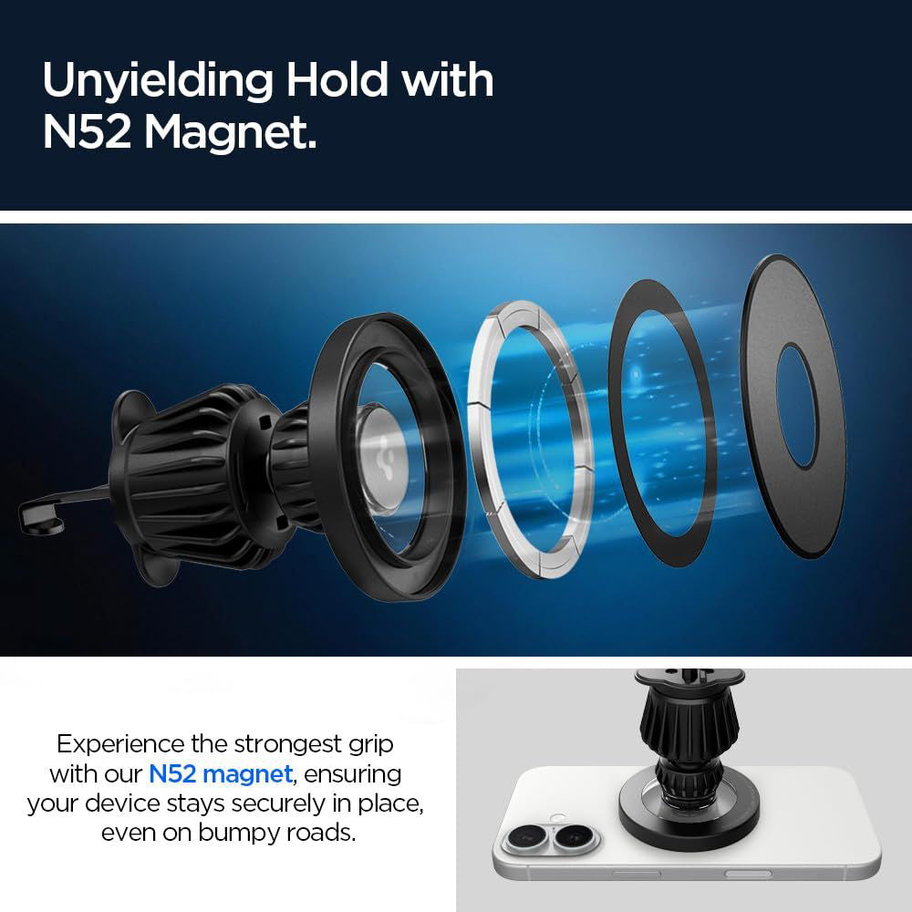 Magnetisk Bilholder Spigen MFT13, Universal, Svart ACP08315