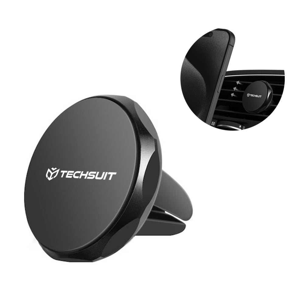 Magnetisk Bilholder Techsuit S9, Universal, Sølv