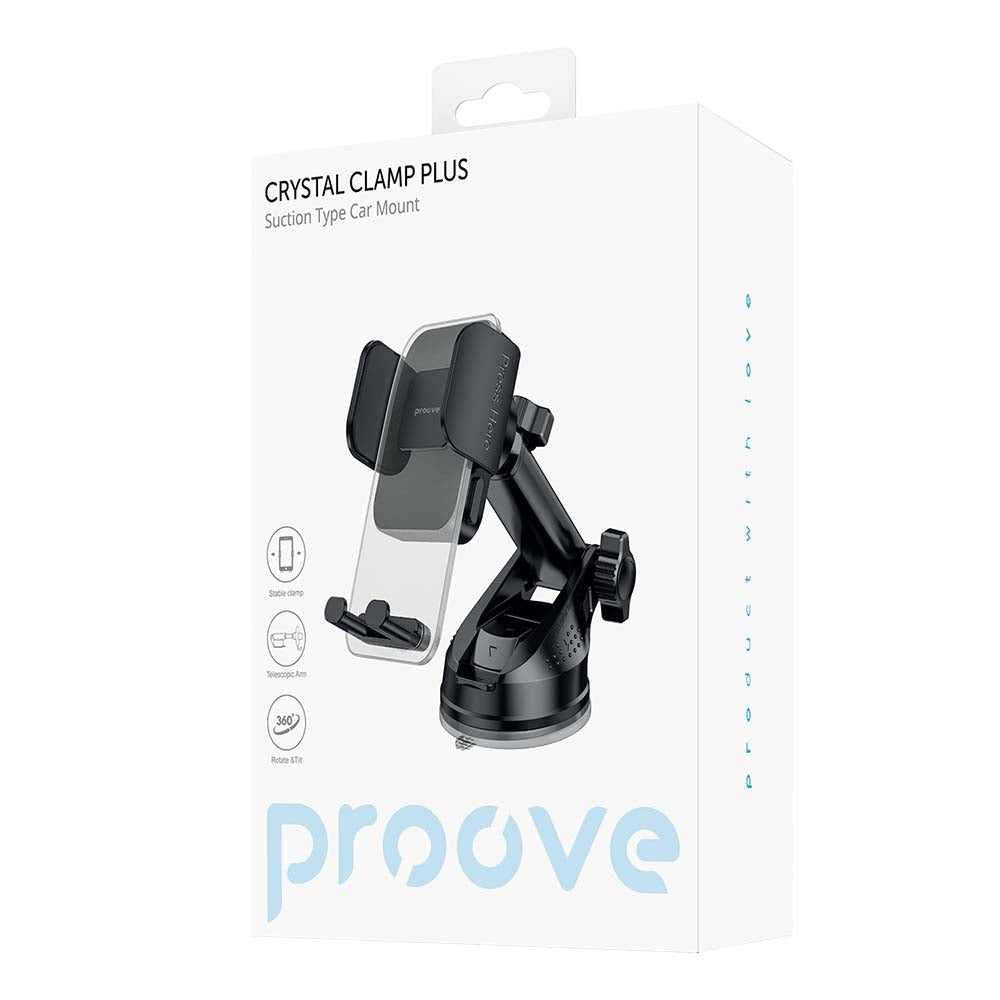 Bilholder Proove Crystal Clamp Plus Dash, 4.7inch - 6.9inch, Svart CHCSP0000001