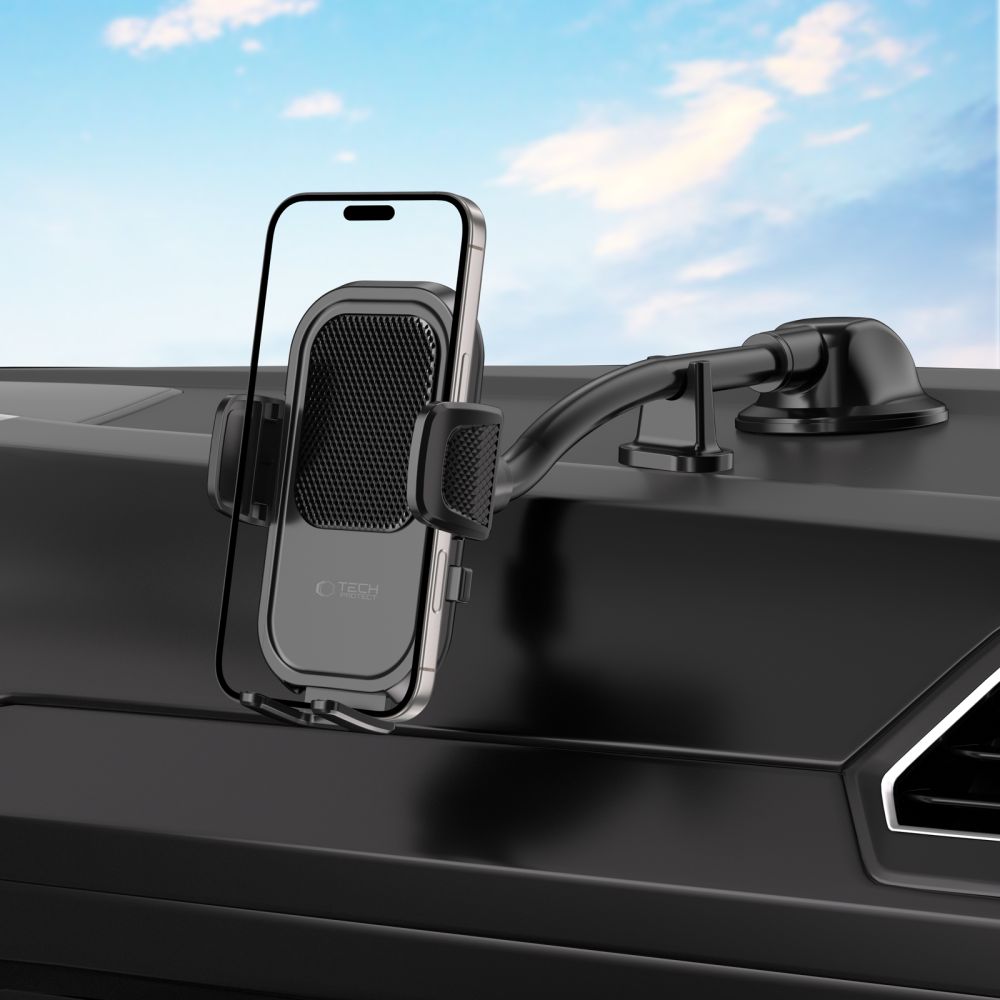 Bilholder Tech-Protect V8-2 2in1, Universal, Svart