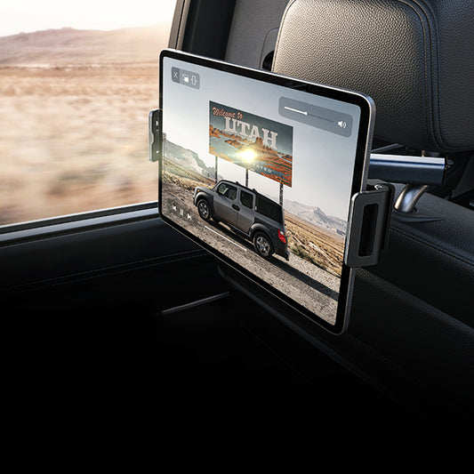 Lisen bilhodestøtteholder for telefon / nettbrett, 4.7inch - 12.9inch, Svart YL0221030002