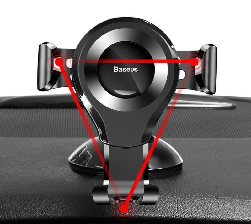 Baseus Osculum Gravity Universal Bilholder, SUYL-XP01 Svart