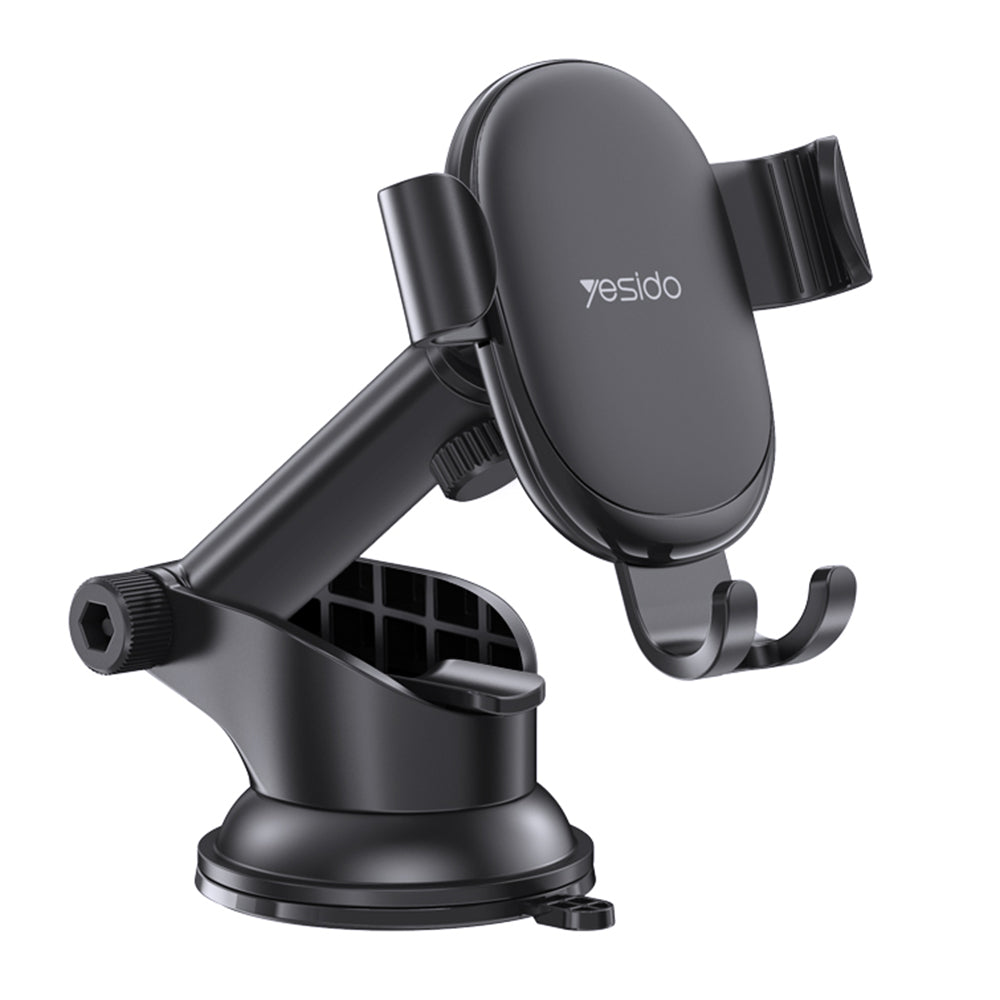 Bilholder Yesido C120, 4 tommer - 6,5 tommer, Svart