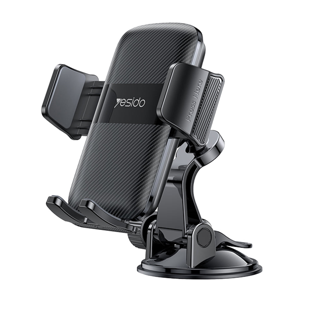 Bilholder Yesido C175, 4.7 tommer - 7.2 tommer, Svart