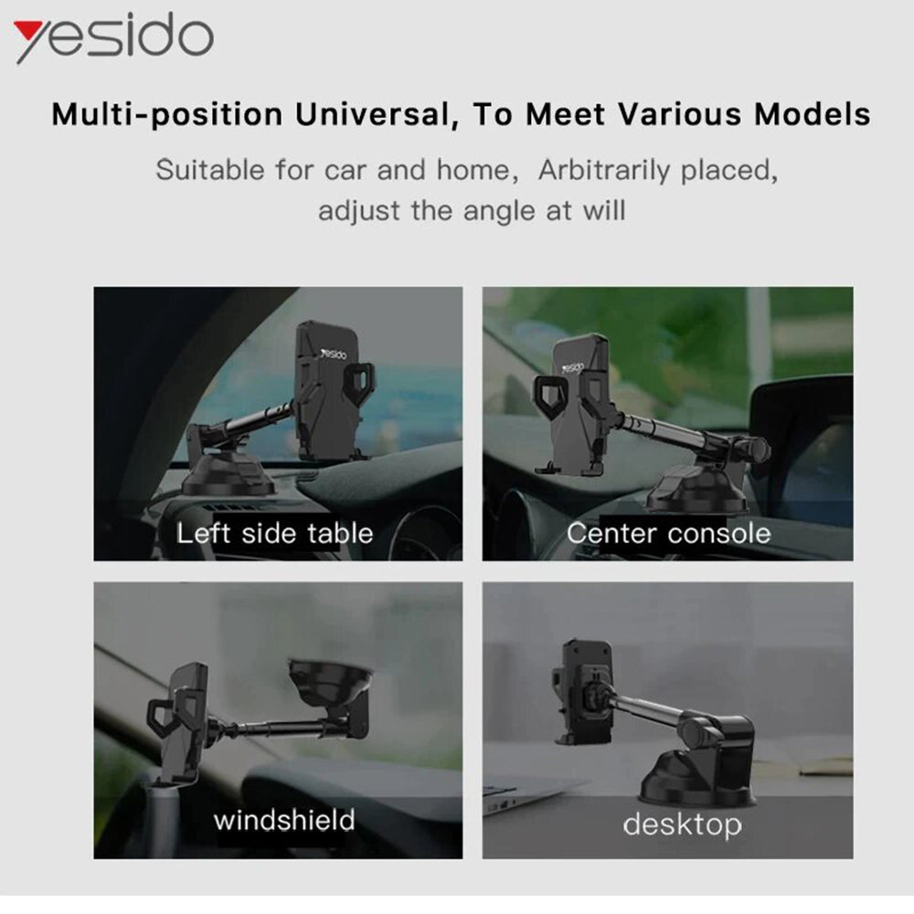 Bilholder Yesido C40, Universal, Svart