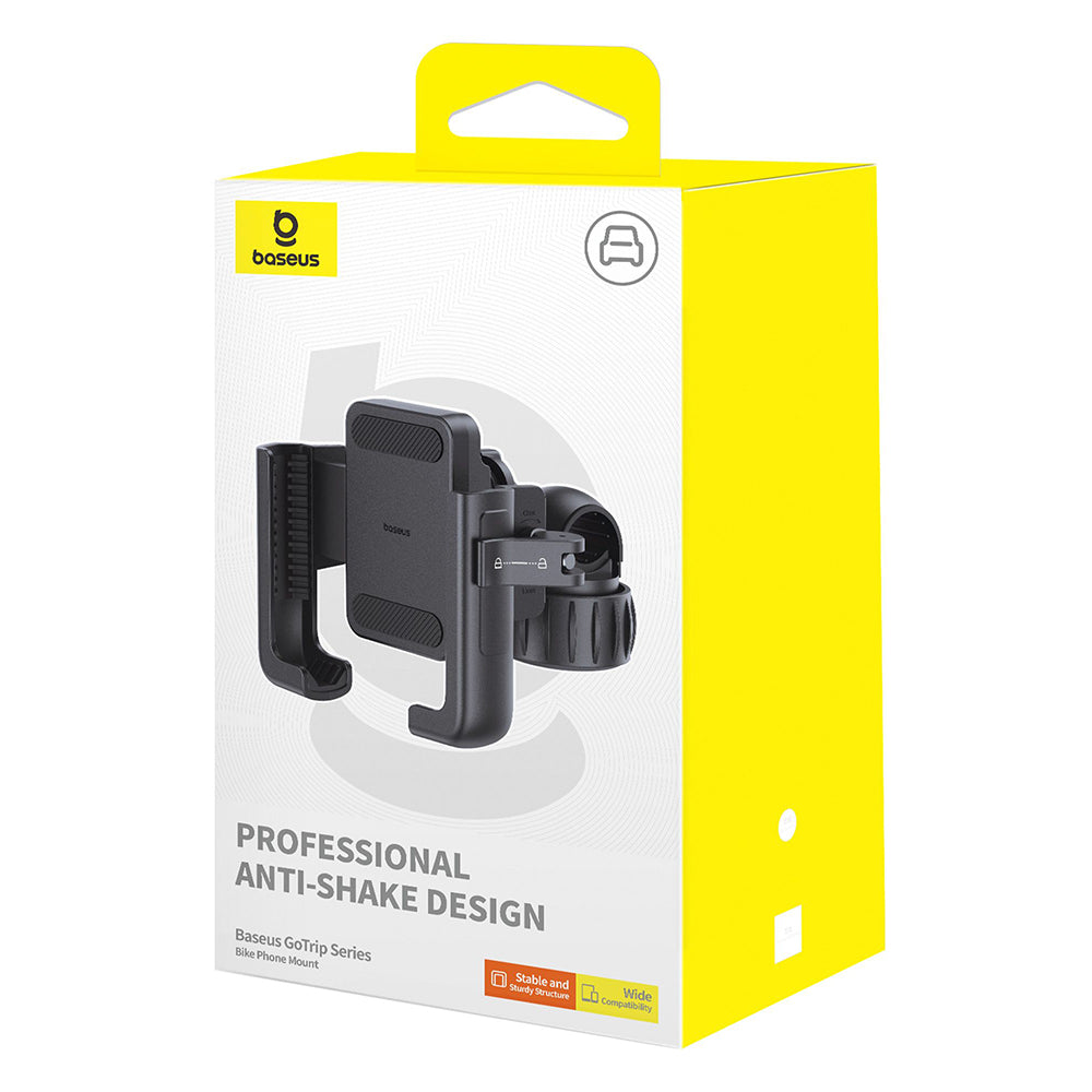 Baseus GoTrip sykkelholder, 5.7inch - 7.2inch, Svart C40572301111-00