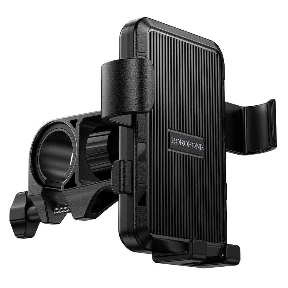 Sykkel- og motorsykkelholder Borofone BH13 Knight, 4.5 tommer - 7 tommer, Svart