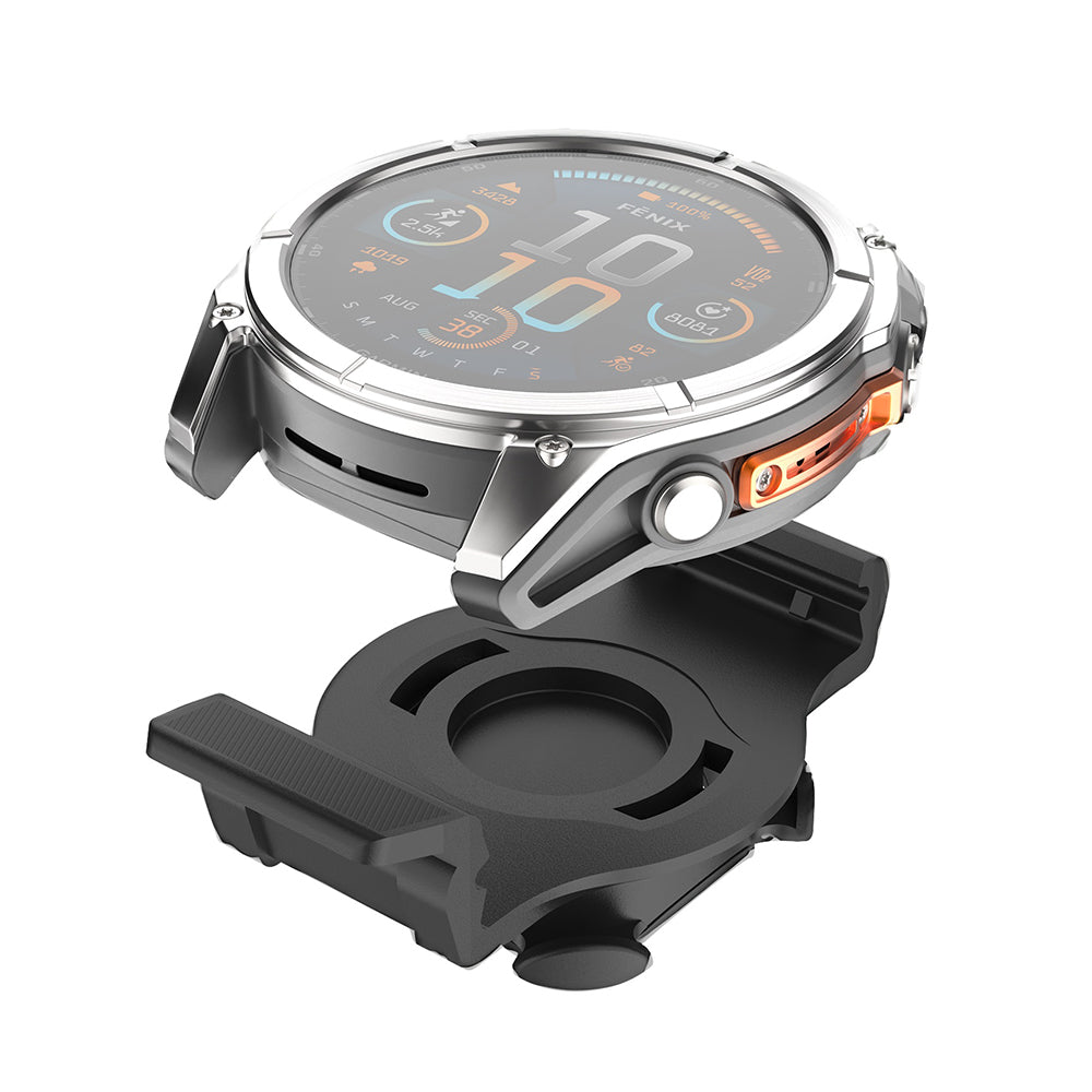 Sykkelholder Fixed for Garmin Watch 22mm / Edge Computer, Svart