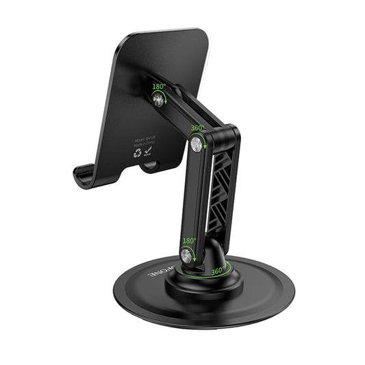 Borofone BH128 Admirado Skrivebordsstativ, 4,5 tommer - 7 tommer, Svart