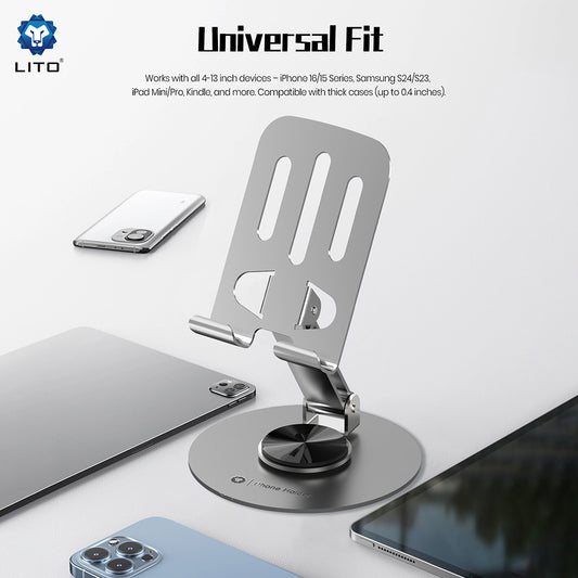 Lito LT-H01 Universell Skrivebordsstøtte, Grå