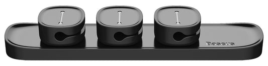 Kabelorganisator Baseus Peas, magnetisk, svart ACWDJ-01