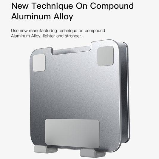 Yesido C185 kontorstøtte, 4.5 tommer - 13 tommer, Sølv