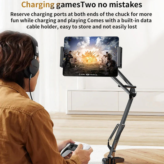 Yesido C296 kontorstøtte, 4 tommer - 12,9 tommer, Svart