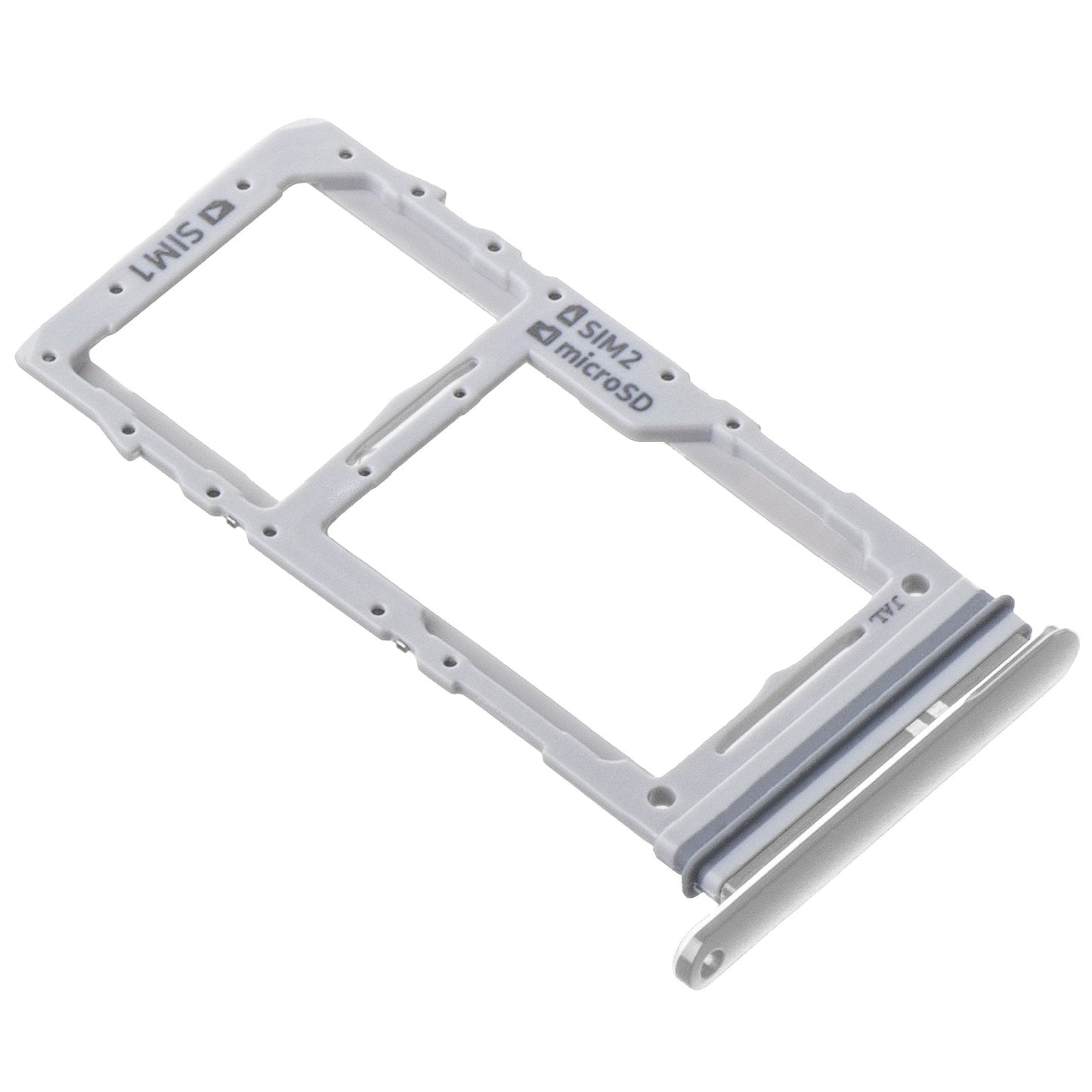 SIM-holder - Kort Samsung Galaxy S20+ G985, Dual SIM, Sølv