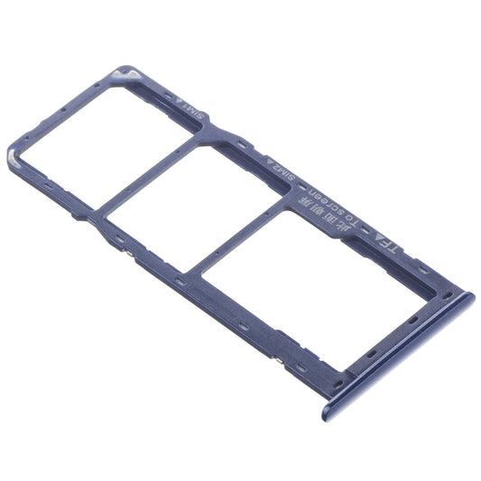 SIM-holder - Kort Samsung Galaxy A10s A107, Dual SIM, Blå