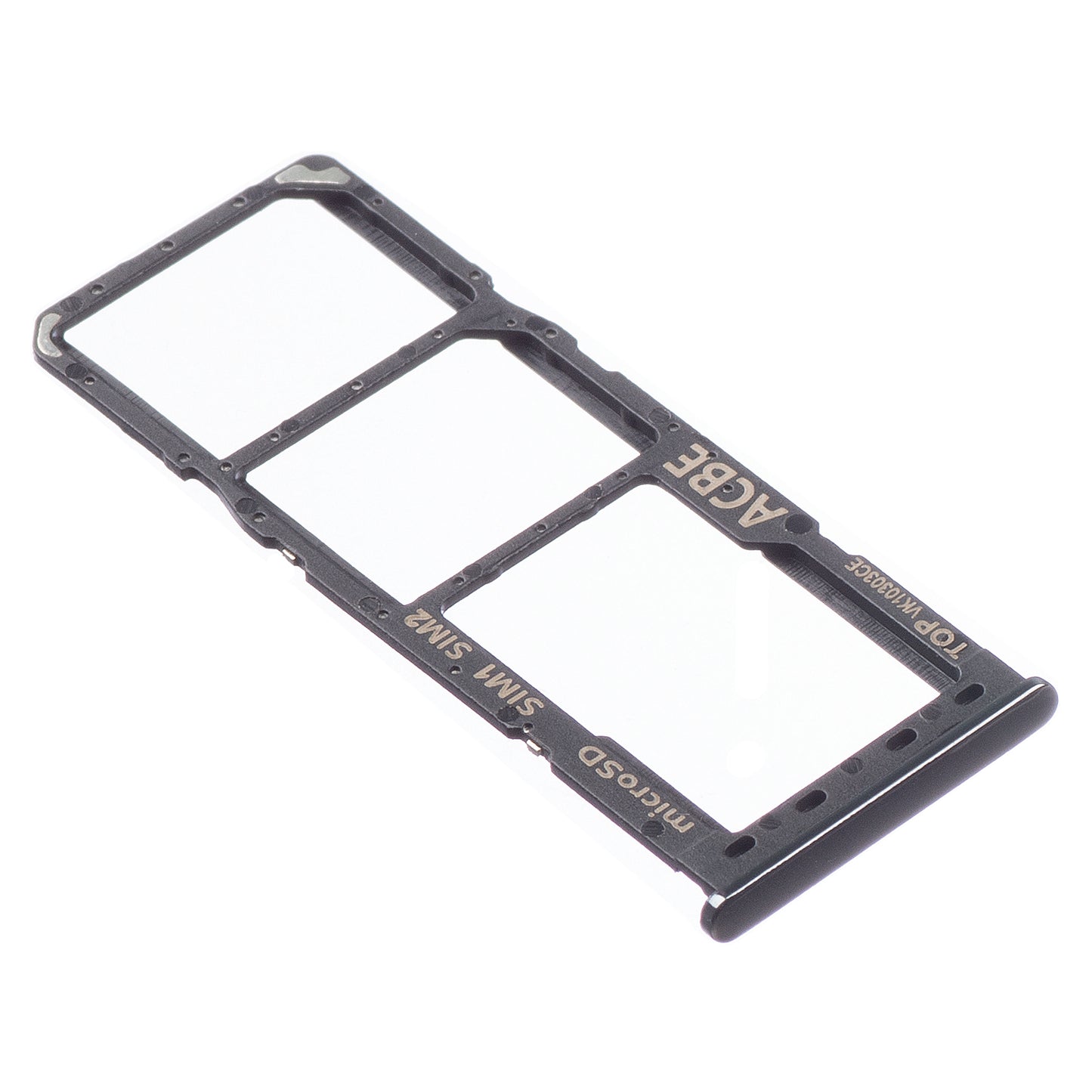 SIM-kortholder - Kort Samsung Galaxy A32 A325, Svart, Servicepakke GH98-4640409A