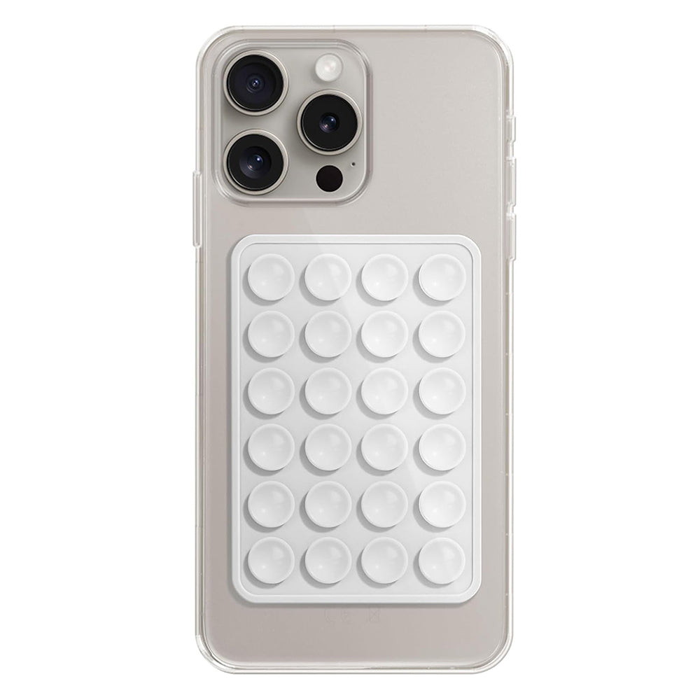Støtte med sugekopper Techsuit SW-PAD, Hvit