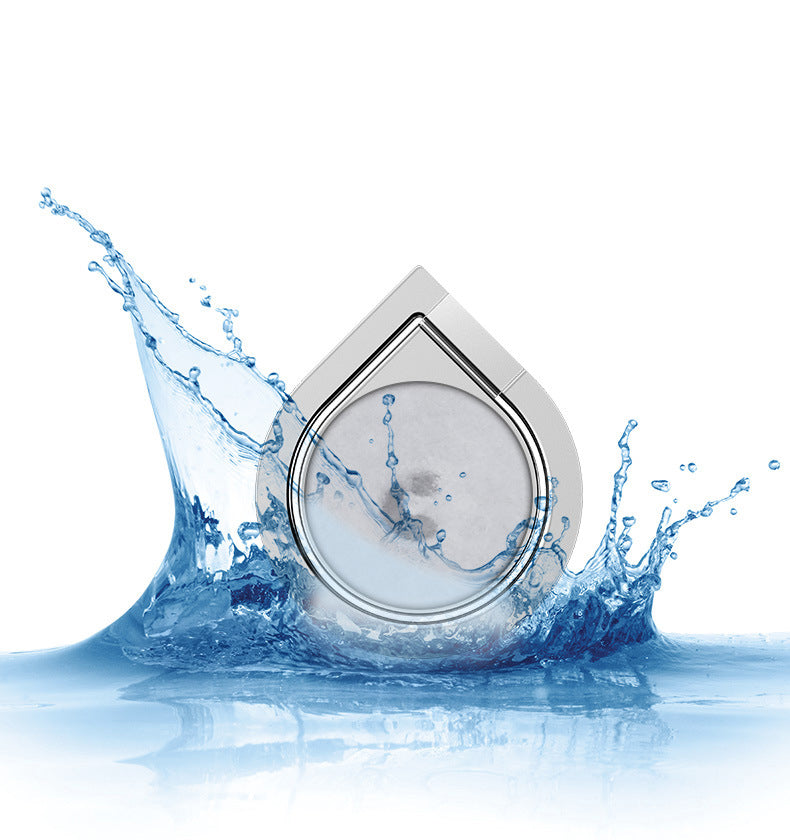 Techsuit Water Drop Ringholder, Universal, Svart